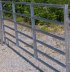 6 Bar Galvanized Extra Heavy Duty Corral Panel - 5ft